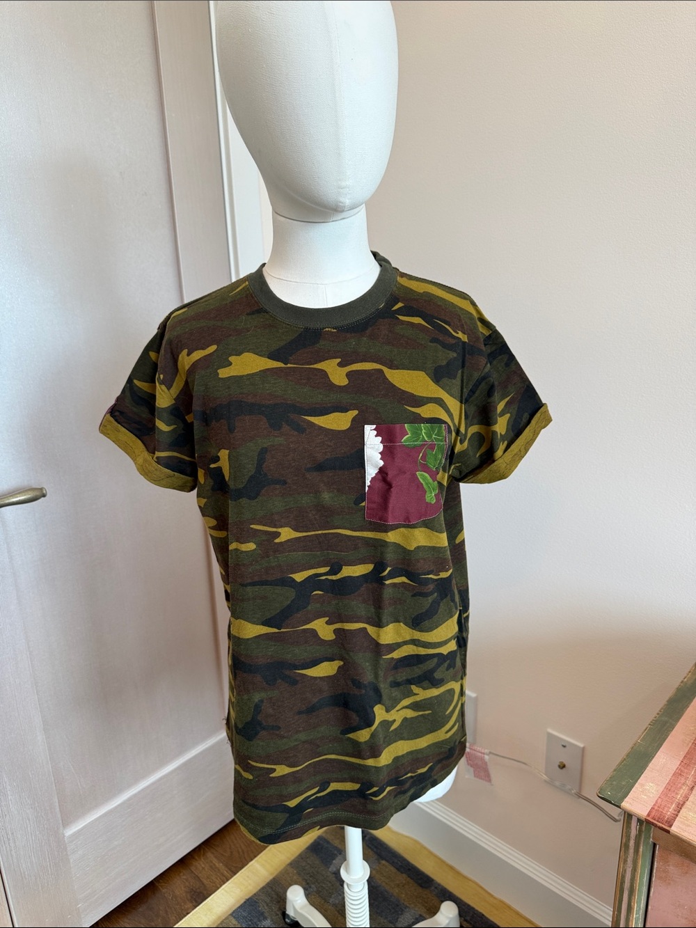 Geometrick Paris Camo cotton Tee